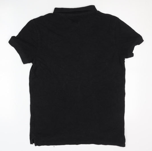 Jack Wills Men's Black Polo Shirt M Casual Wear
