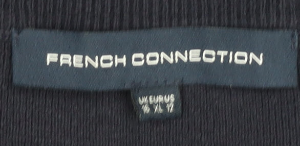 French Connection Women's Black Ivory Tank Dress Size 14