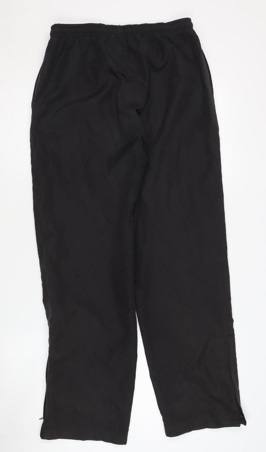 Reebok Black Women's Track Pants - Size 12, Athleisure Style