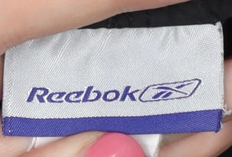 Reebok Black Women's Track Pants - Size 12, Athleisure Style