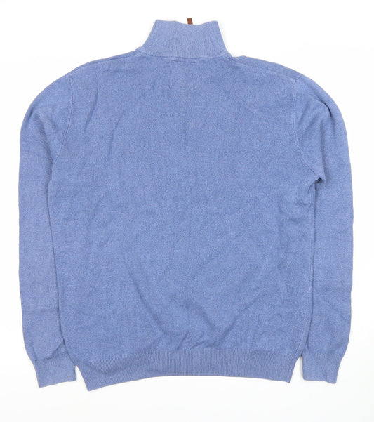 Next Men's Blue XL Full Zip Jumper