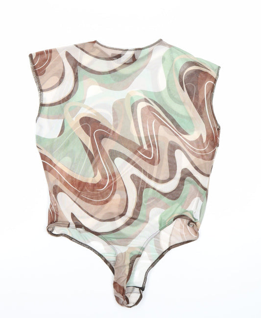 PrettyLittleThing Women's Multicoloured Bodysuit Size 14