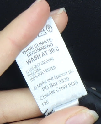 Marks & Spencer Women's Black Pencil Skirt Size 14