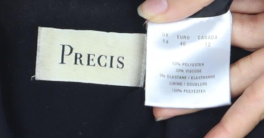 Precis Women's Black Blazer Size 12 - Elegant Workwear