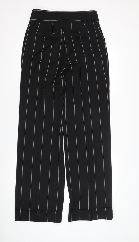 Womens UK Size 10 Marks and Spencer Regular Fit Business Workwear Black Trousers
