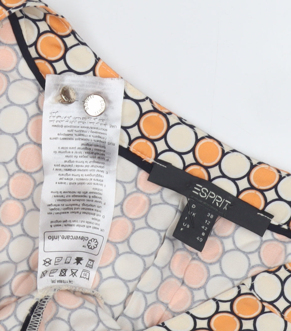 Esprit Women's Multicoloured Geometric Blouse M