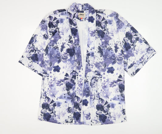 Womens UK Size 12 Only Multicoloured Kimono Coat