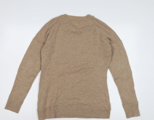 Womens UK Size 8 NEXT Beige Pullover Jumper