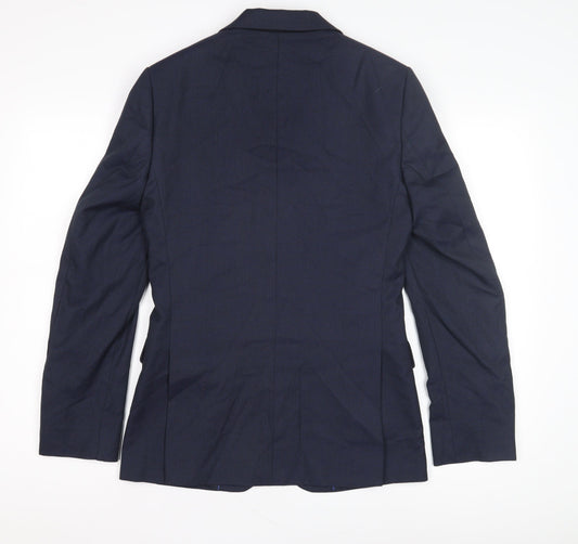 Marks and Spencer Men's Blue Slim Fit Blazer 34
