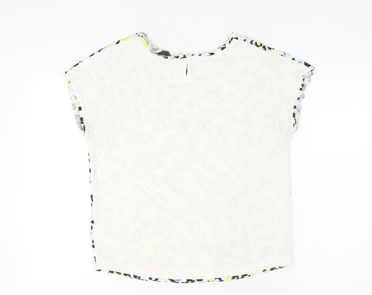 Womens UK Size 10 Marks and Spencer Multicoloured Basic T-Shirt