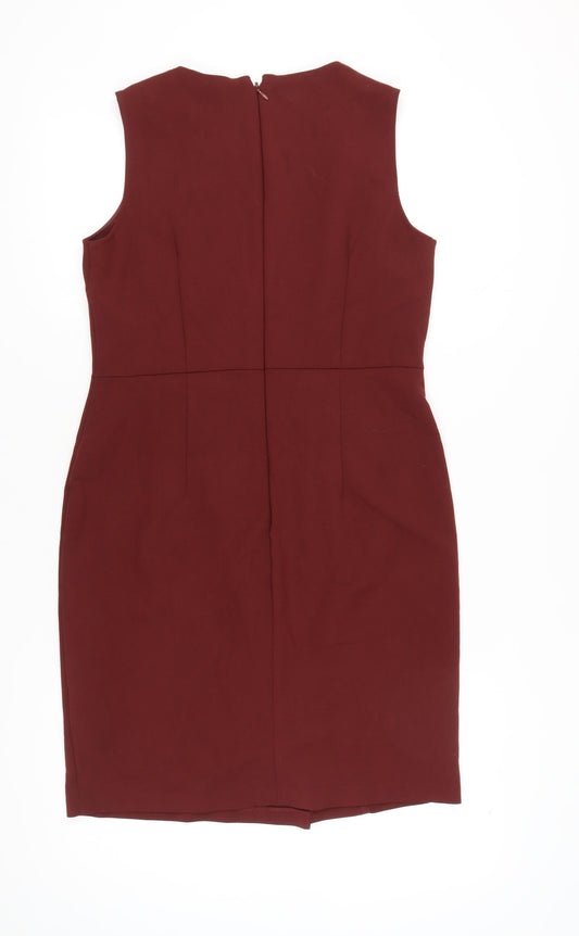 Next Women's Red Sheath Dress Size 14 Business Wear