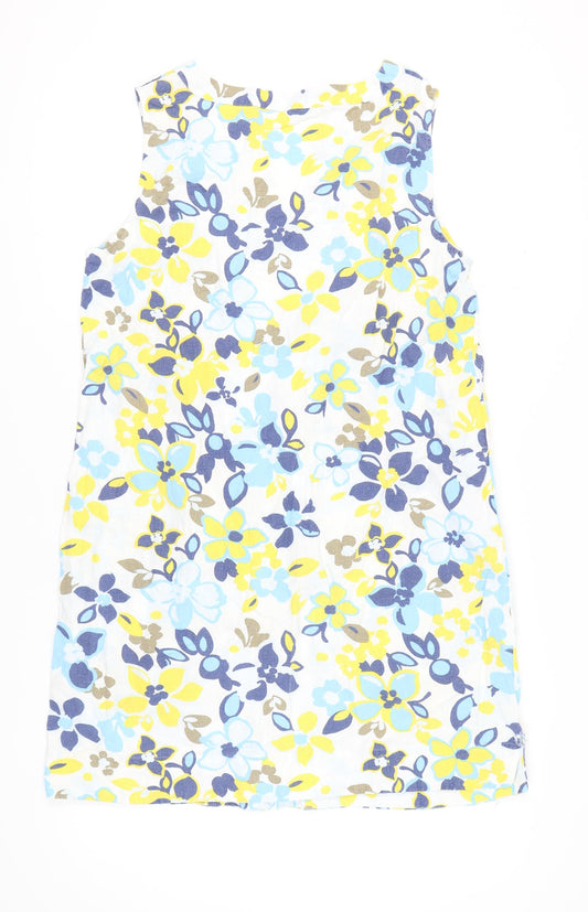Marks and Spencer Women's Floral Linen Dress, Size 16