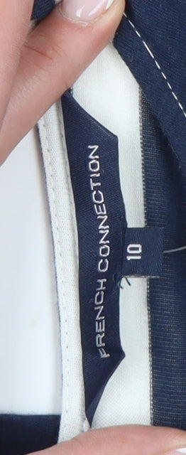 French Connection Women's Multicoloured Striped Sheath Dress