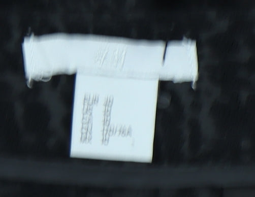 H&M Women's Black Size 12 A-Line Knee Length Skirt