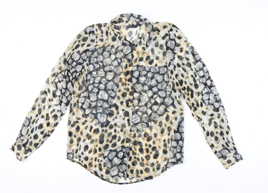 Additional front view of ASOS Design Women's Multicoloured Button-Up Shirt