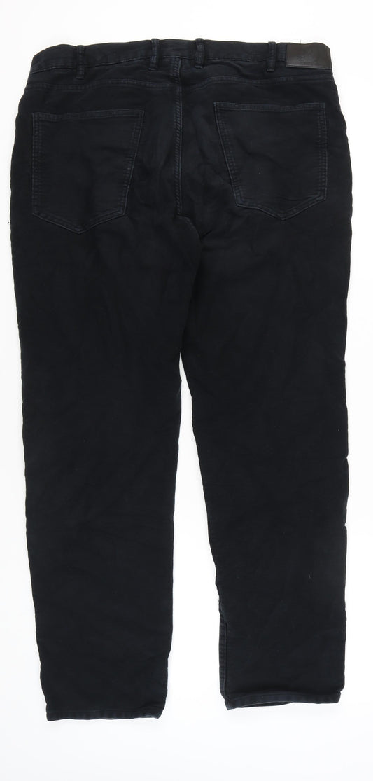 Marks and Spencer Men's Black Trousers Size 40