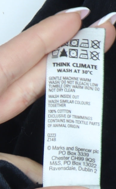 Marks and Spencer Men's Black Trousers Size 40