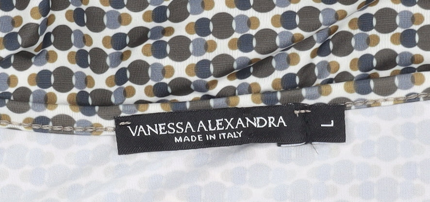 Vanessa Alexandra Women's Multicoloured Geometric Top L