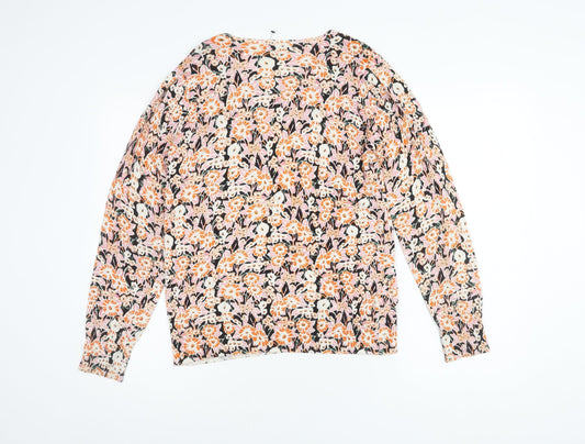 Womens UK Size 12 NEXT Multicoloured Jersey Blouse