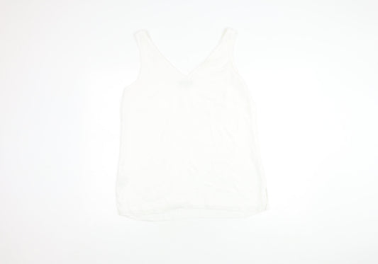 Womens UK Size 12 Wallis White Basic Tank