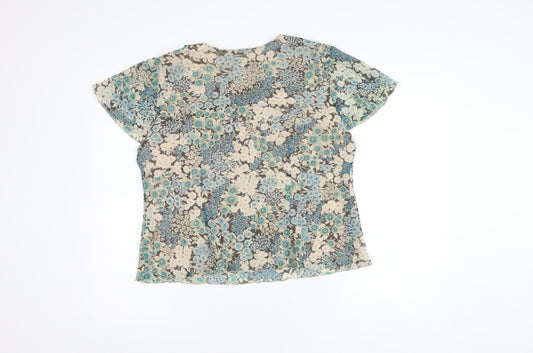 Womens UK Size 16 Roman Originals Multicoloured Basic Blouse