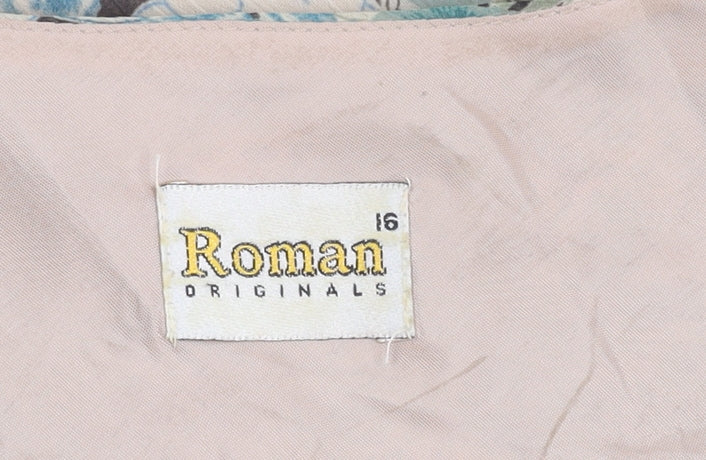 Womens UK Size 16 Roman Originals Multicoloured Basic Blouse