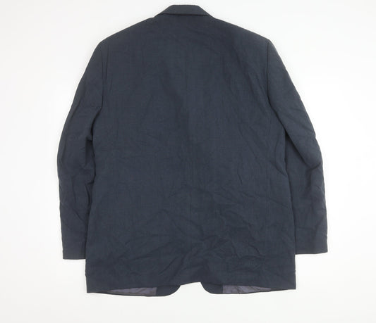 Mens UK Size 42 Austin Reed Regular Blue Suit Jacket