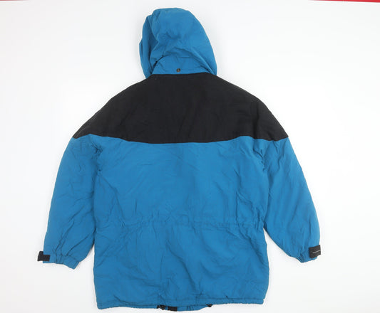 Mens UK Size XS Pacific Trail Blue Parka Coat