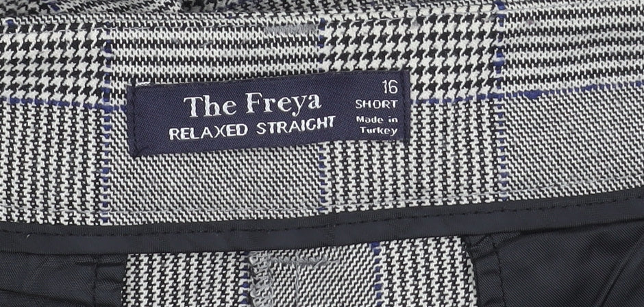 Marks and Spencer Unisex Checked Trousers Size 16