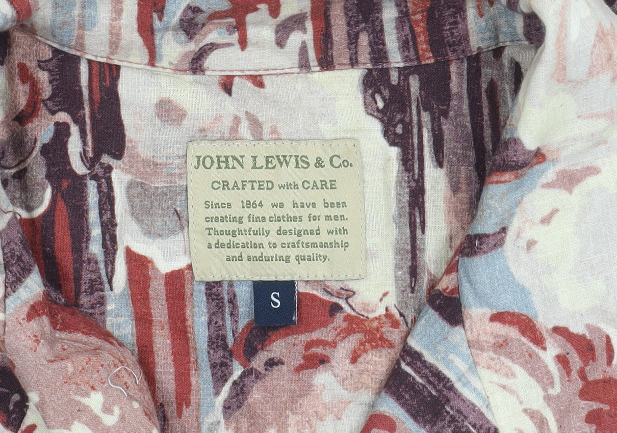 John Lewis & Co. Men's Multicoloured Shirt S