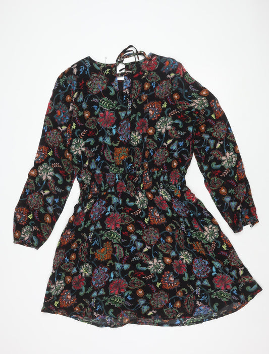 Next Women's Multicoloured Floral Dress, Size 10