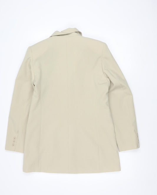 Classics Women's Beige Blazer, Size 12, Regular Fit