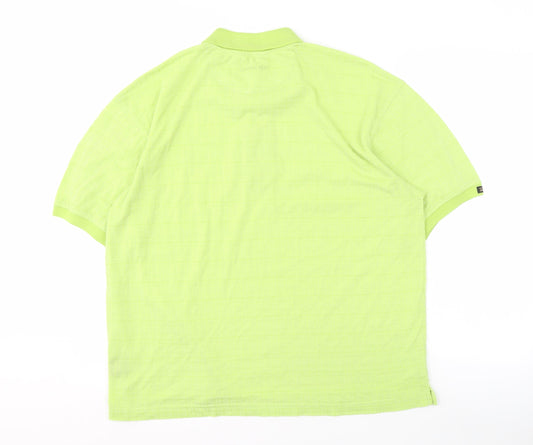 Dunlop Men's Green Polo Shirt Size L