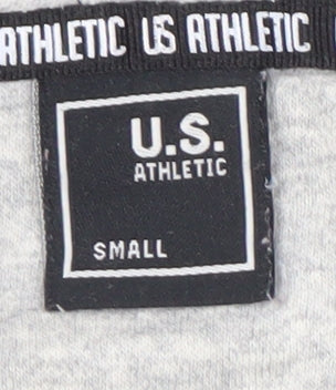 U.S. Athletic Men's Grey Small Full Zip Hoodie