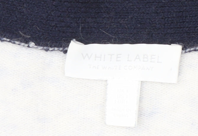 Womens UK Size L The White Company Multicoloured Cardigan Jumper
