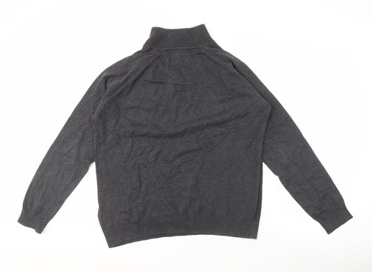 Threadbare Men's Grey Pullover Jumper L - Casual Style