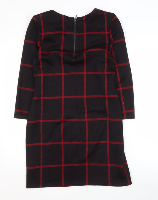 Phase Eight Women’s Black Check Sheath Dress Size 12