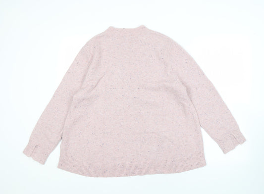 Womens UK Size M Monsoon Pink Pullover Jumper