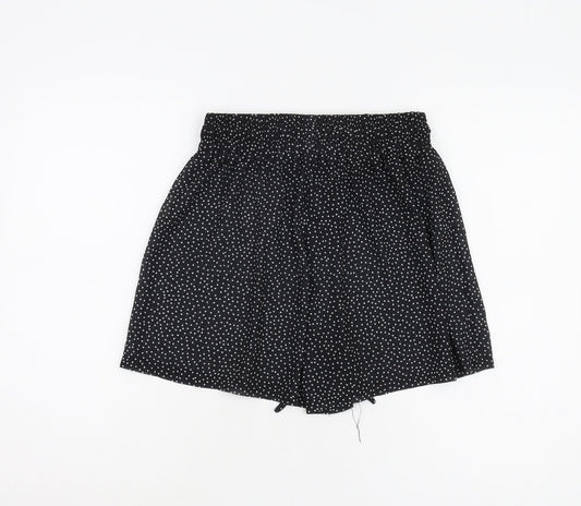 In The Style Women's Black Polka Dot Shorts Size 12