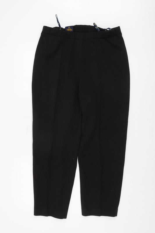 Womens UK Size 22 C&A Black Trousers