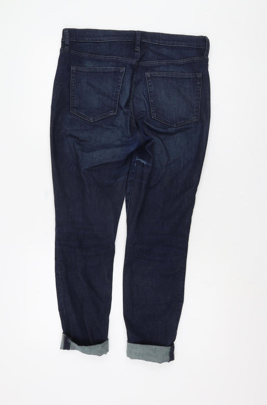 Womens UK Size 30 Gap Regular Fit Skinny Blue Jeans