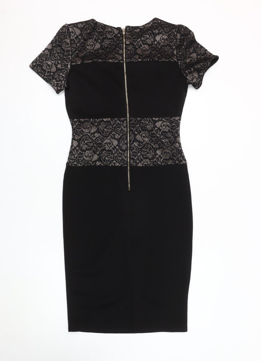 Club L Women’s Black Sheath Dress Size 12