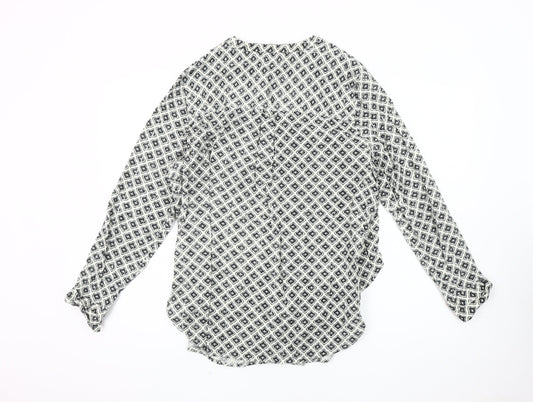 Womens UK Size 10 Marks and Spencer Black Basic Blouse
