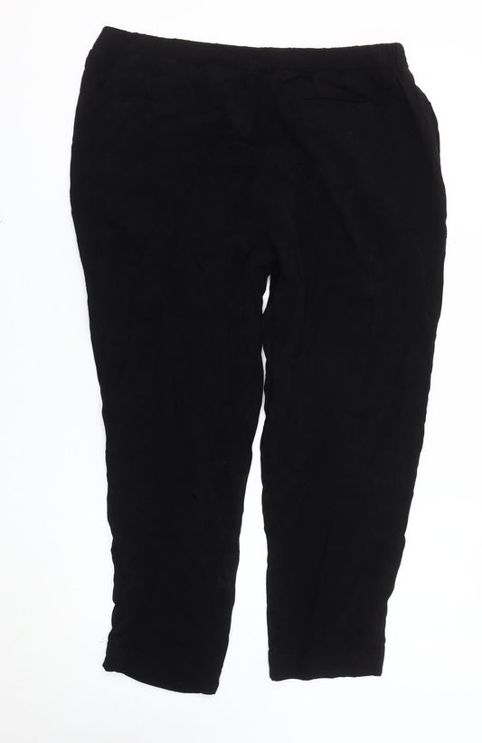 Womens UK Size 14 Marks and Spencer Black Trousers