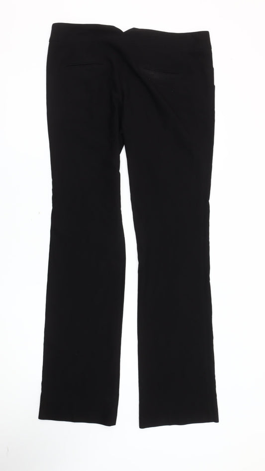Topshop Black Straight Trousers - Women's Size 14