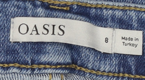 Oasis Women's Blue Straight Jeans Size 8