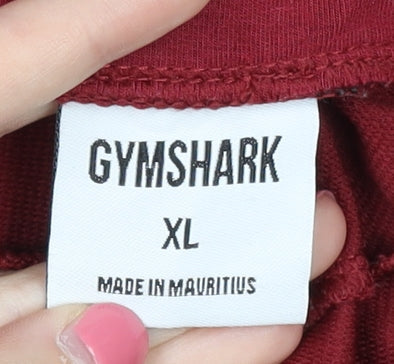 Gymshark Unisex Red Jogger Trousers XL