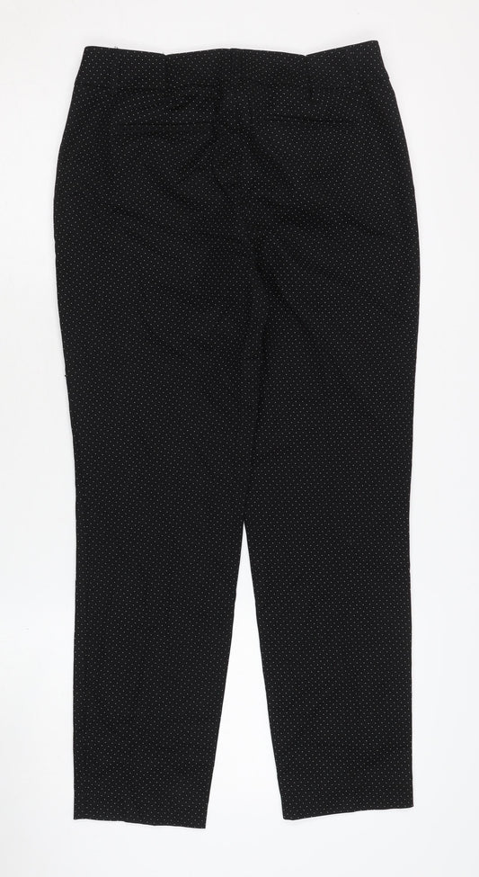 Womens UK Size 8 Hilary Radley Cropped Black Trousers