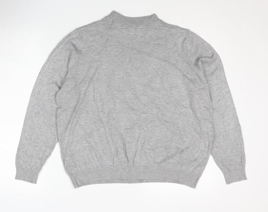 Anthology Women's 16/18 Grey Mock Neck Jumper