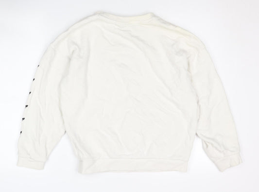 Adidas Women's White Pullover Sweatshirt Size 6